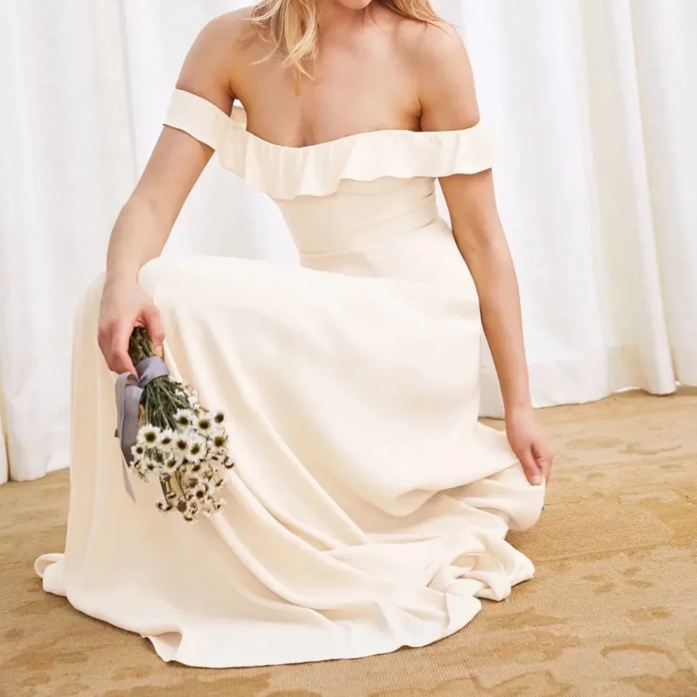 NWT Reformation “Verbena” white off the shoulder dress - Picture 3 of 9
